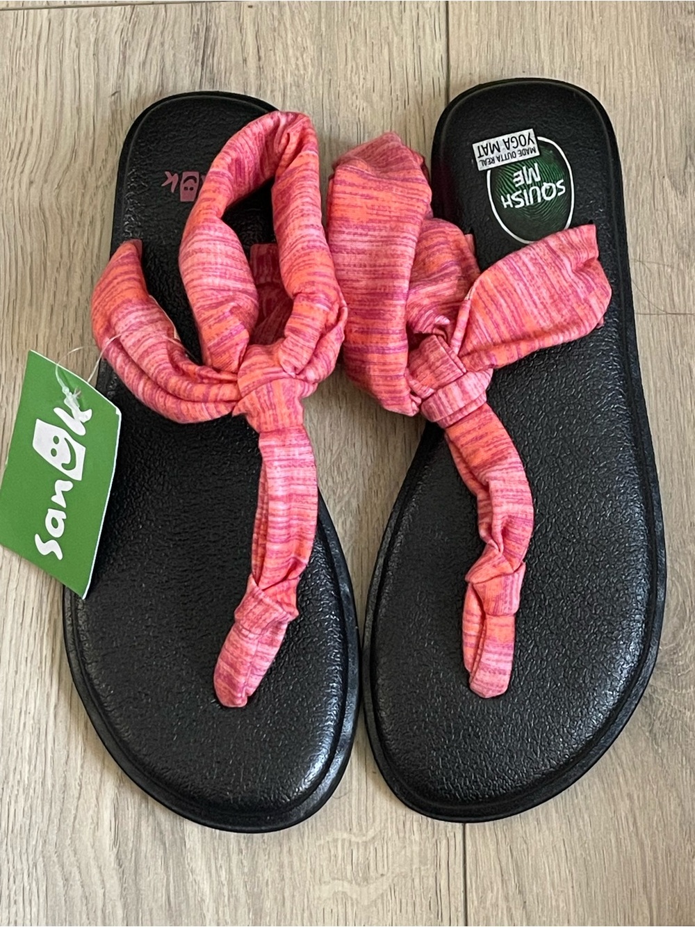 NWT Sanuk Women's Yoga Sling 2 Prints Flip Flop 5 M US